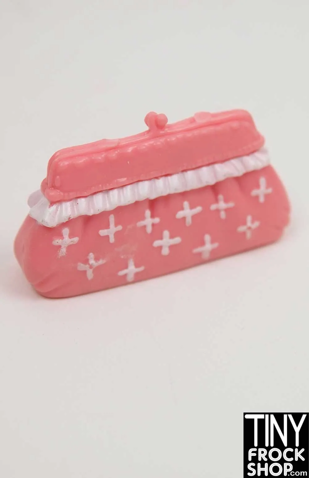 12" Fashion Doll Pink Cross Clutch