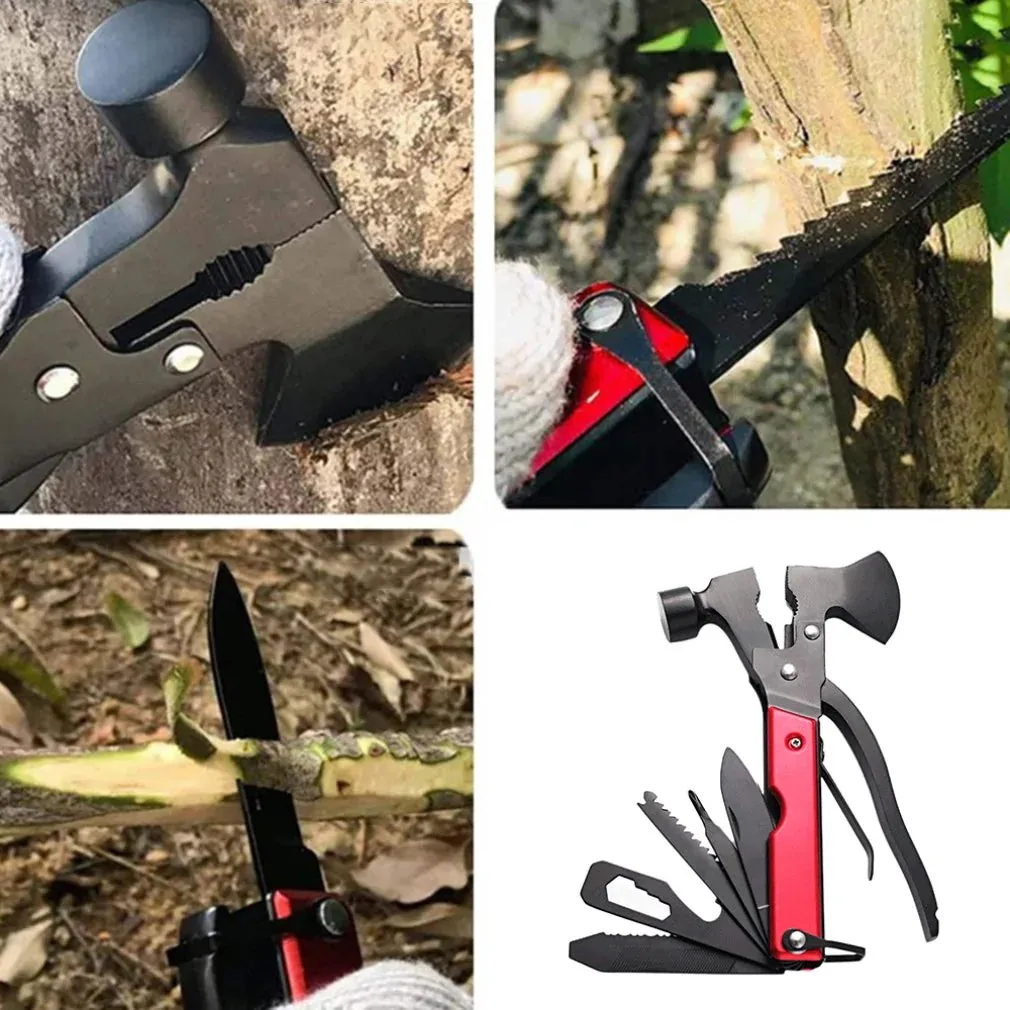 16-in-1 Hatchet with Multitool Camping Accessories