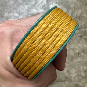 550 PARACORD MINI SPOOL - HONEY GOLD REFLECTIVE