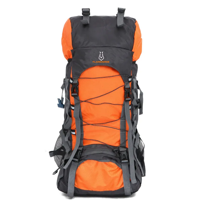 60L Nylon/Oxford Waterproof Camping Hiking Trekking Rucksack