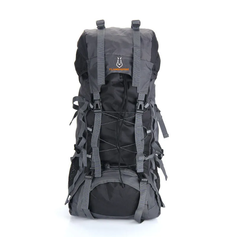 60L Nylon/Oxford Waterproof Camping Hiking Trekking Rucksack