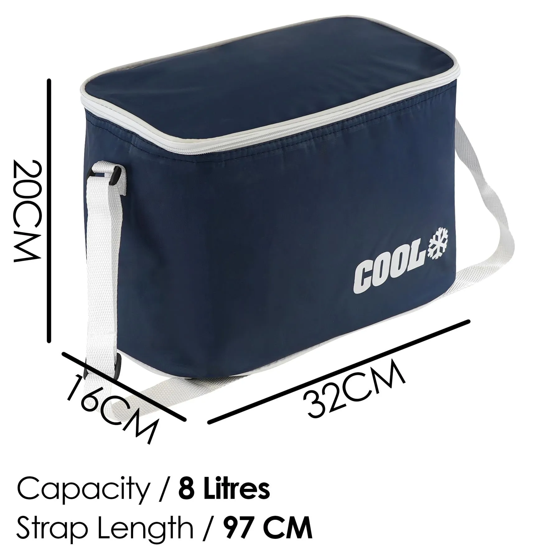 8 L Cooler for Food and Drinks