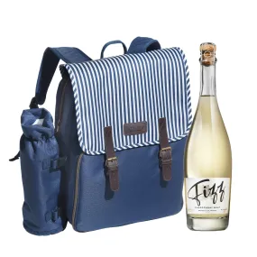 ADNAMS TWO-PERSON BACKPACK HAMPER & Free bottle of Fizz