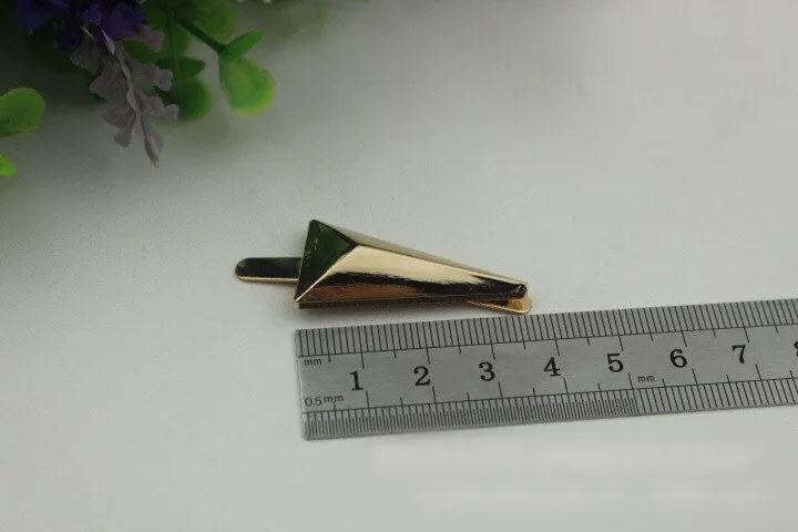 Arrow Purse Label 1/10pcs Bag Hardware Charm Light Gold Handmade Purse Handbag Making Metal Decoration 37mm 1 1/2 Inch Wholesale Supplies