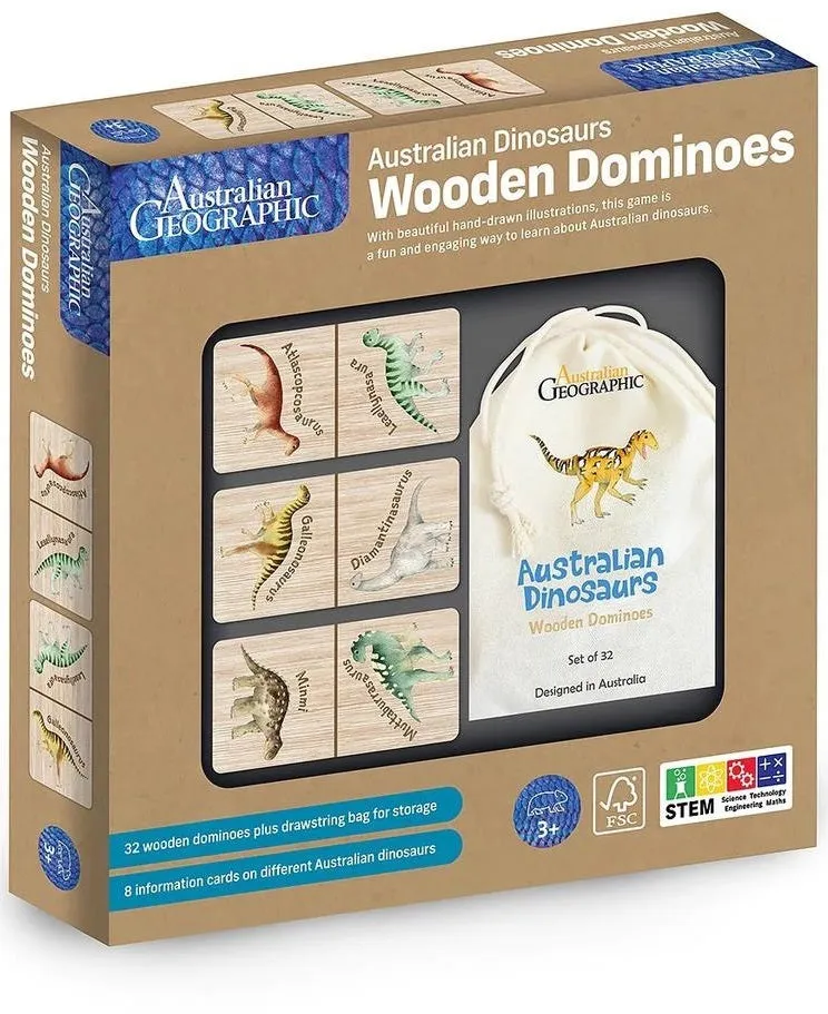 Australian Geographic: Australian Dinosaur Dominoes