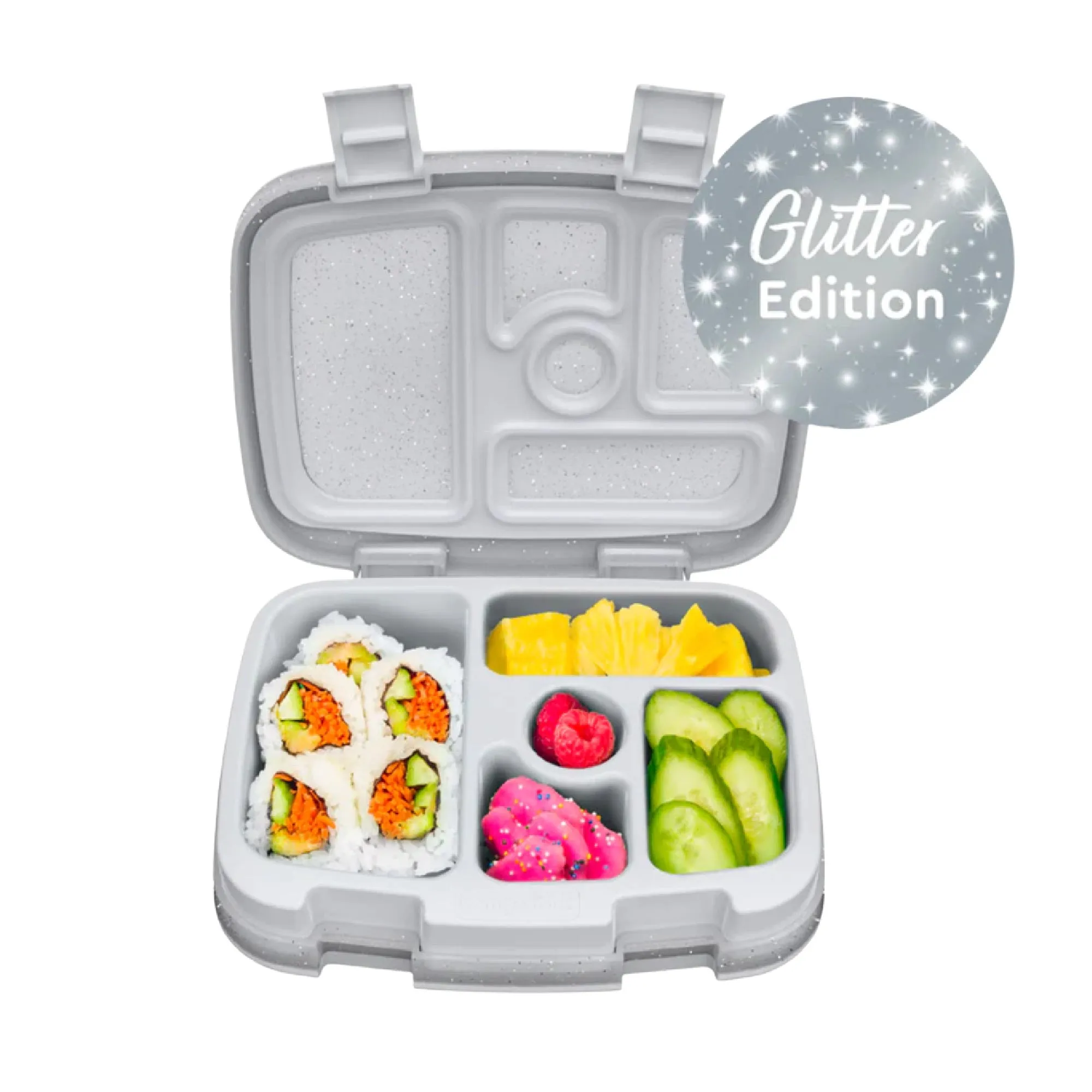 Bentgo Kids Lunch Box - Glitter - Silver