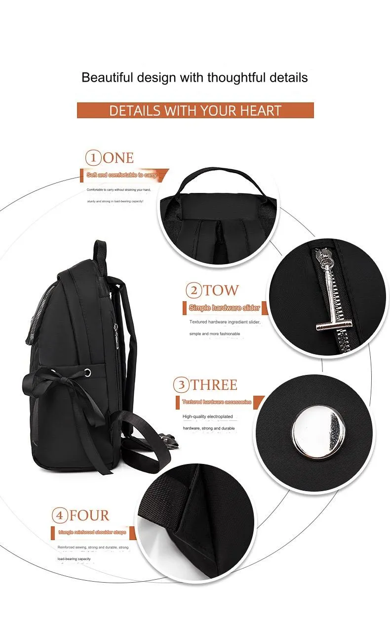 Black Backpack 4047