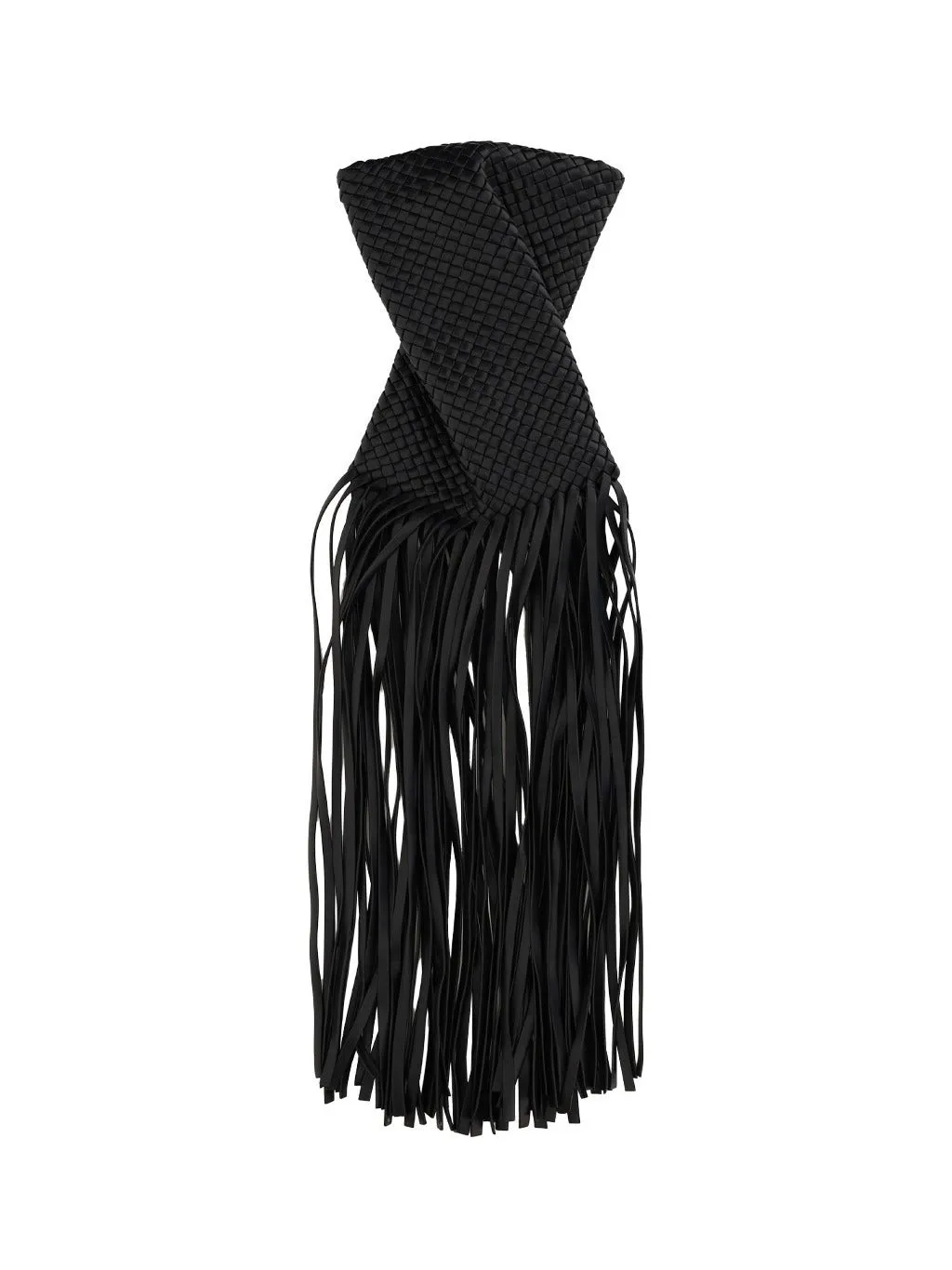 Bottega Veneta BV Fringe Crisscross Clutch Bag