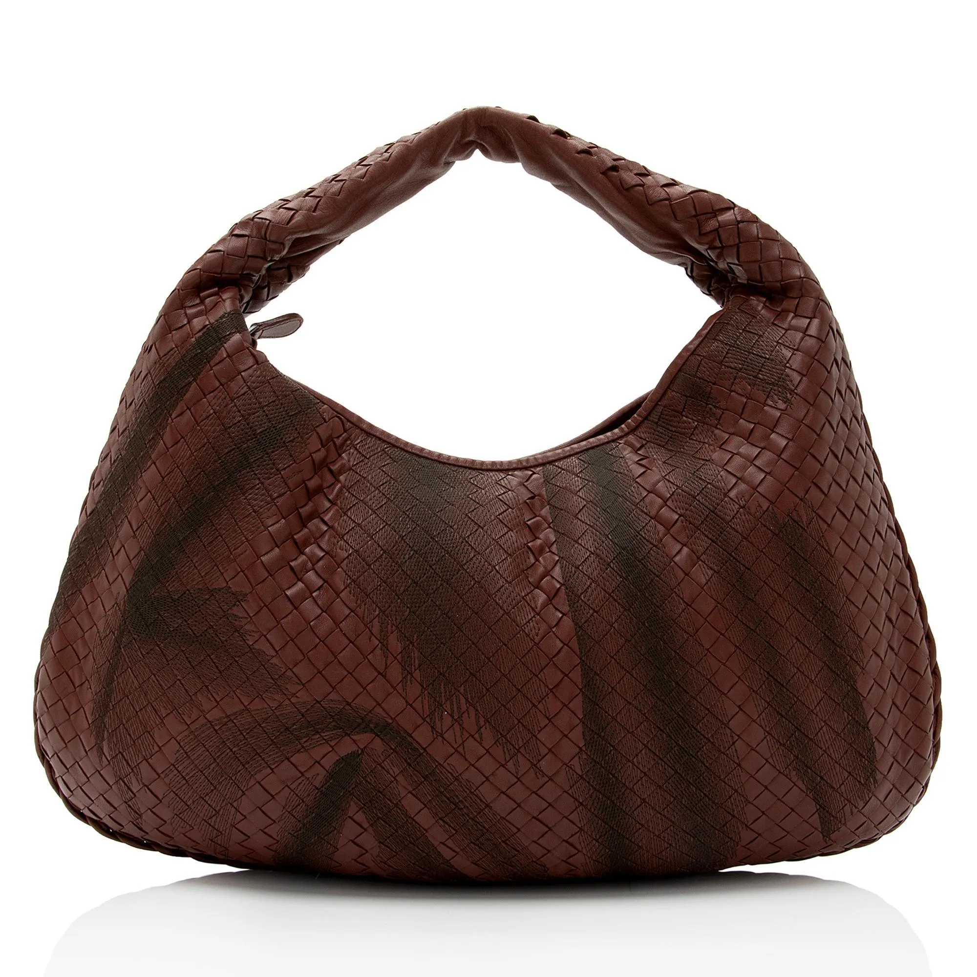 Bottega Veneta Intrecciato Nappa Leather Embroidered Large Hobo (SHF-5xctaM)