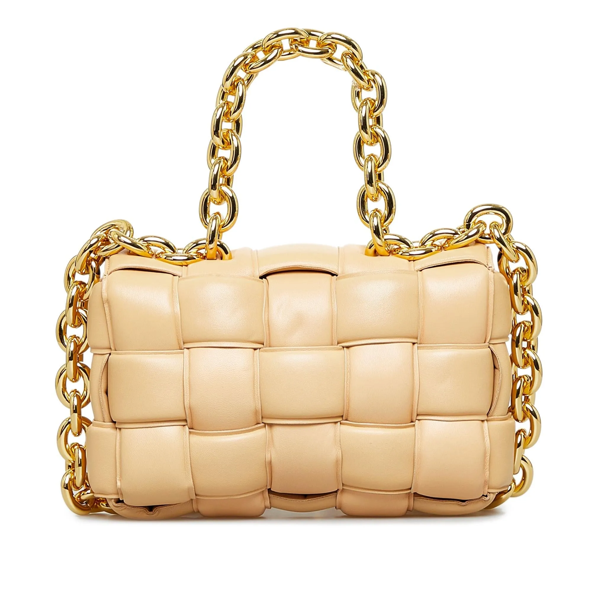 Bottega Veneta Padded Cassette Chain Satchel (SHG-ZQ7Vm9)