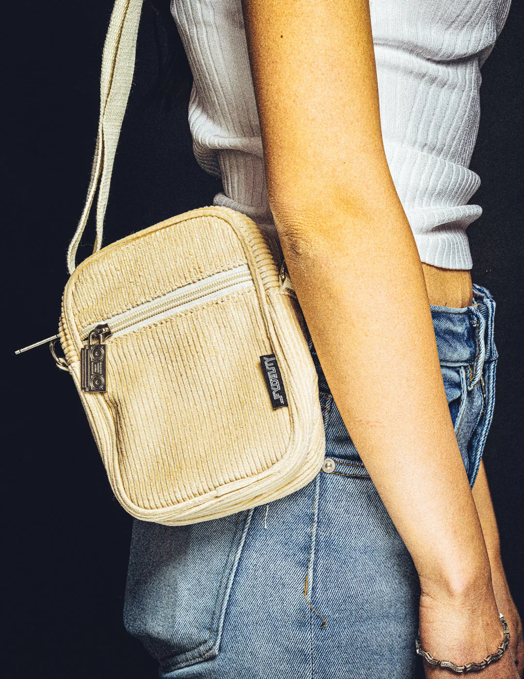 Brick Bag | Mini Crossbody | Corduroy Camel