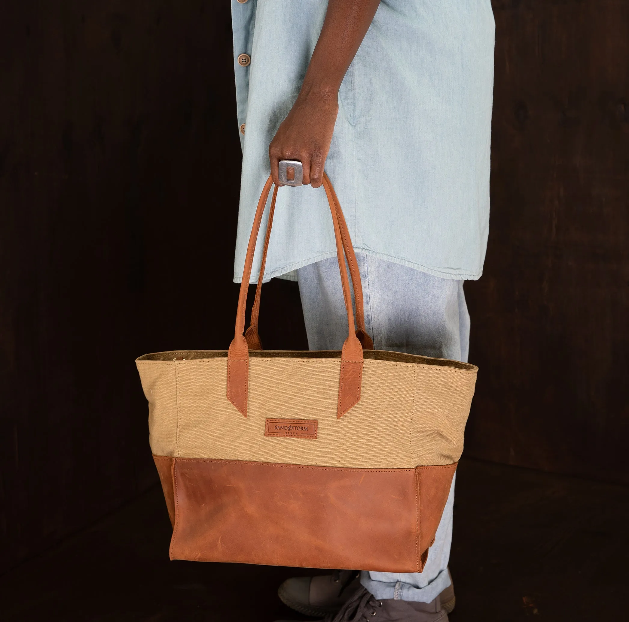 Canvas Faith Tote