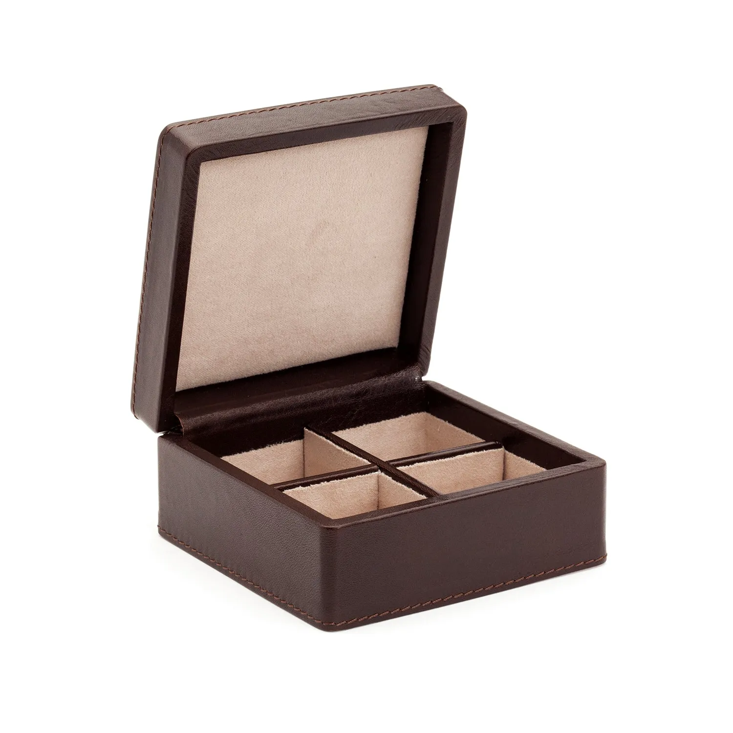 Chelsea Leather Cufflink Box