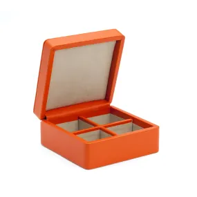 Chelsea Leather Cufflink Box