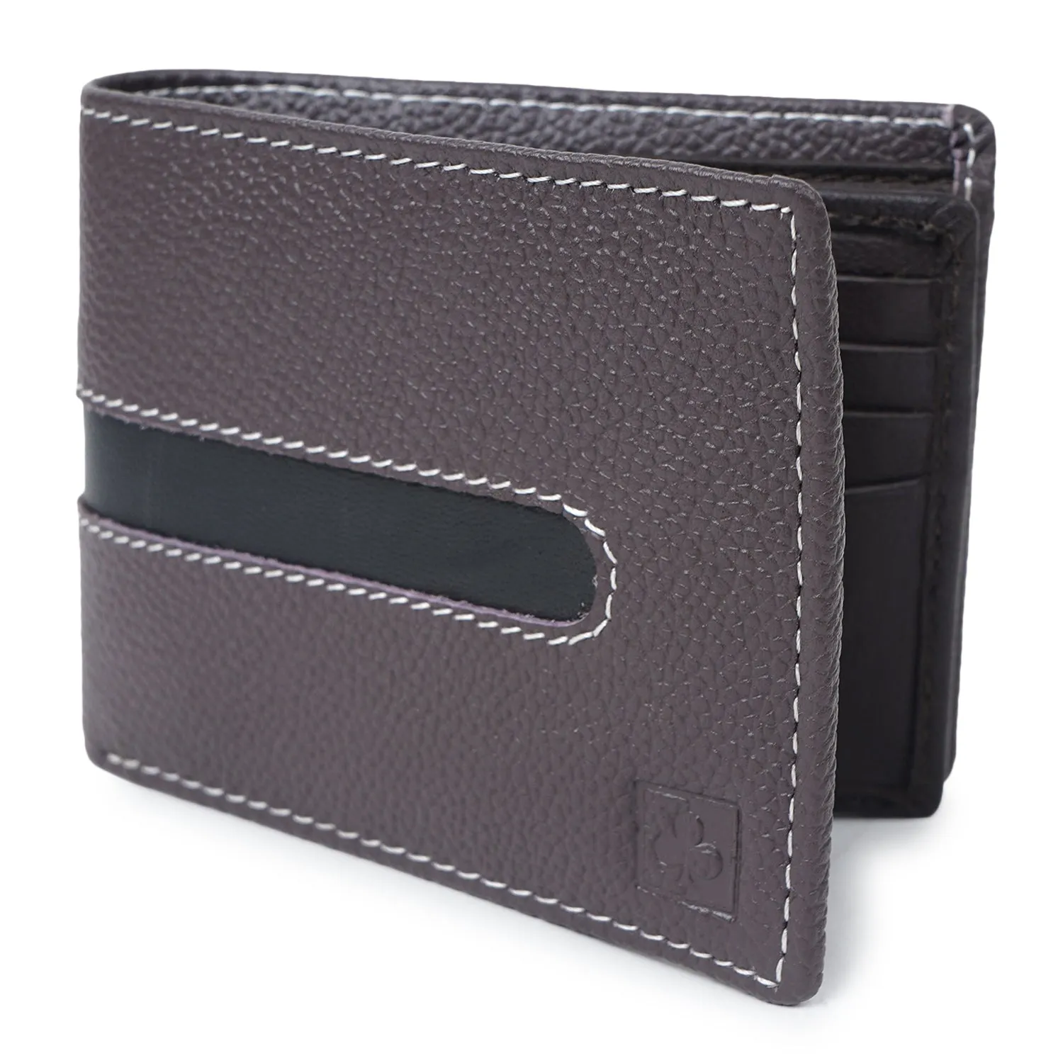 CIMONI Genuine Leather Classic Design Ultra Slim Multiple Credit Cards Slot Wallet for Men