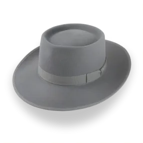 Cinema Inspired Pork Pie Hat with Wide Brim | The Oppenheimer