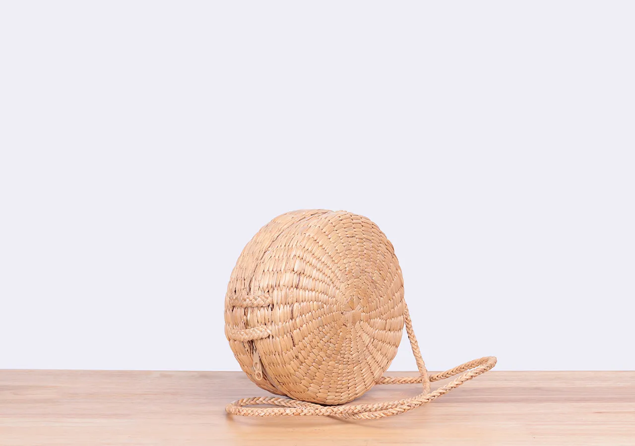 CIRCLE CROSS BODY BAG (NATURAL)