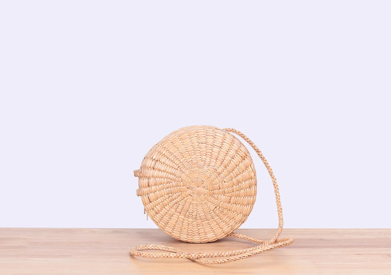 CIRCLE CROSS BODY BAG (NATURAL)