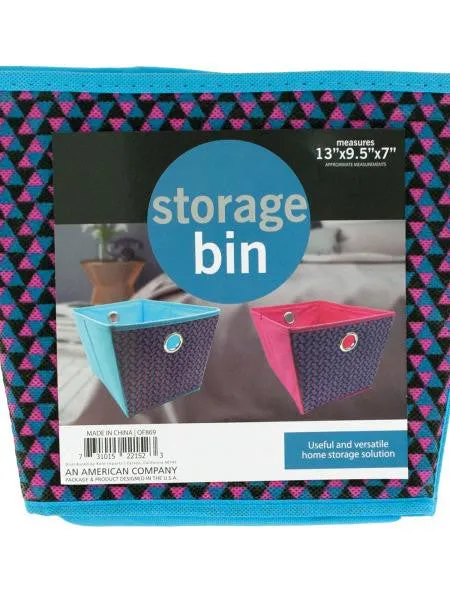 Cloth Storage Bin with Handles (Available in a pack of 4)