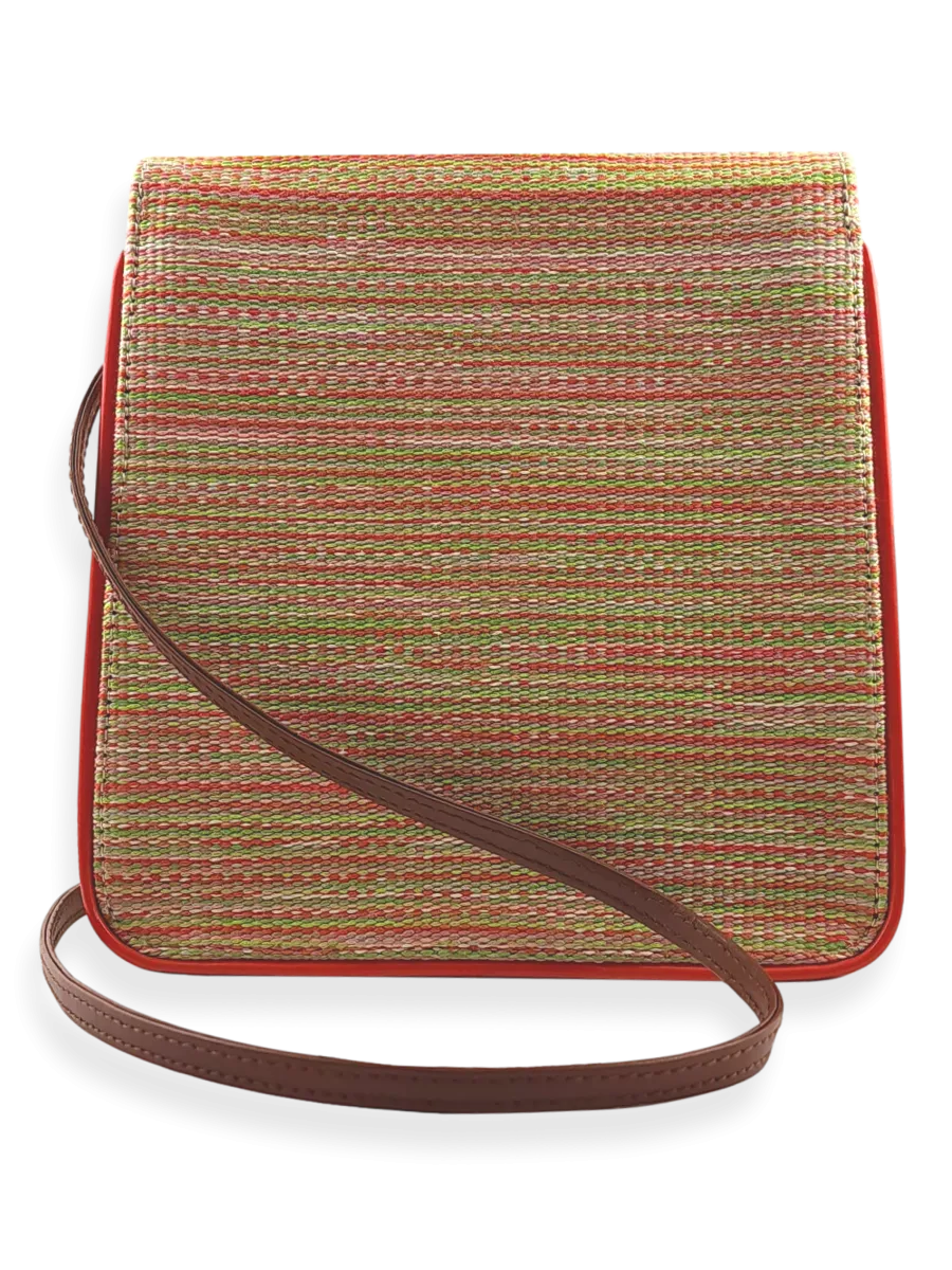 Cocktail Crossbody Light Taupe Green Orange 11