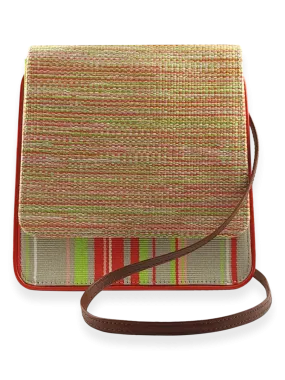 Cocktail Crossbody Light Taupe Green Orange 11