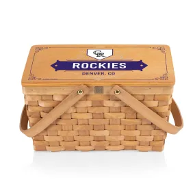 Colorado Rockies - Poppy Personal Picnic Basket