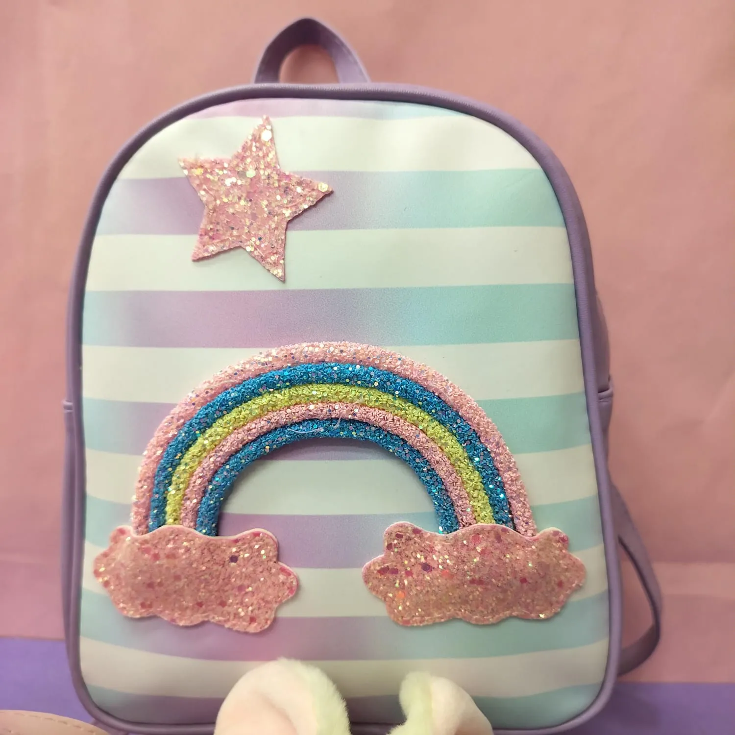 Colourful Rainbow Theme Mini Backpack