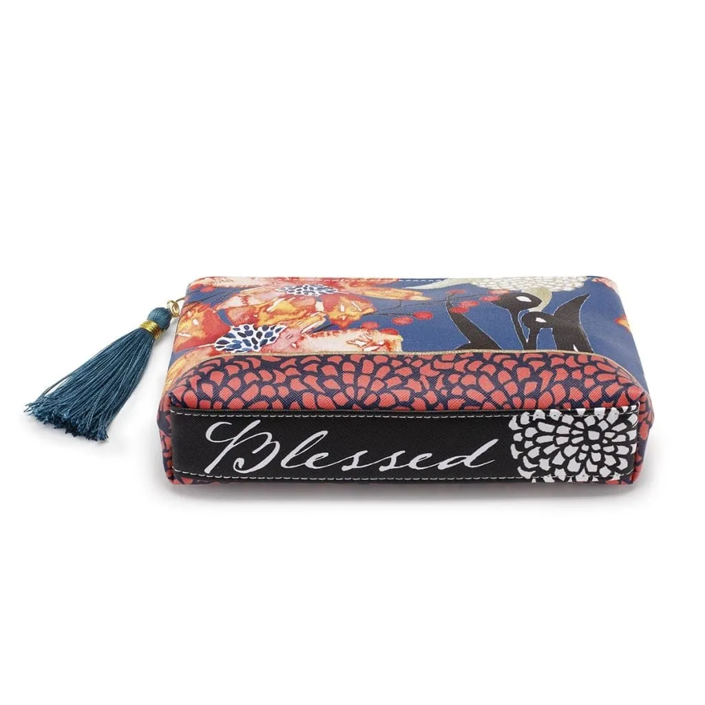 Cosmetic Bags with Tassles Butterflies and Polka Dots and Floral Prints-Gorgeous!