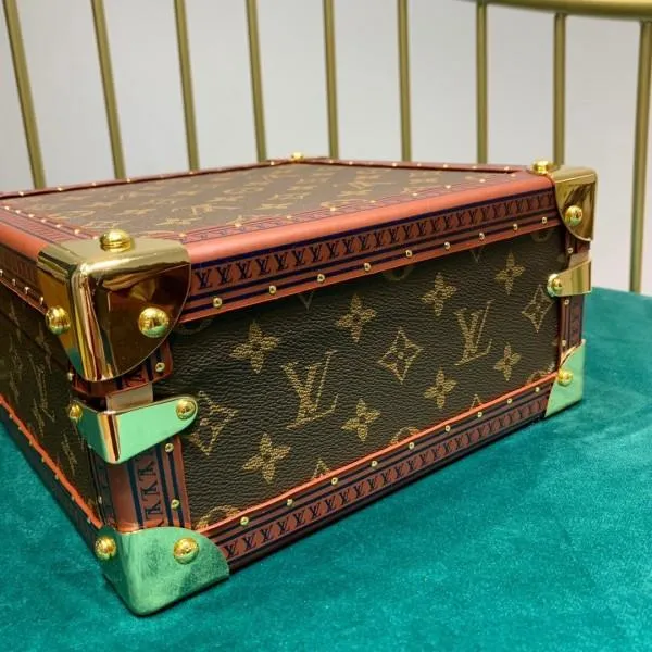 Cotteville 24 Monogram Canvas Hard Sided Suitcase Blue 2019 Collection