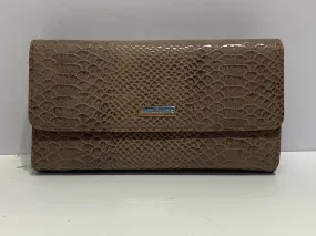 Crocodile Textured Italian Leather Purse Wallet