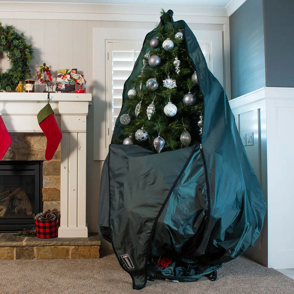 Decorated Upright Tree Storage