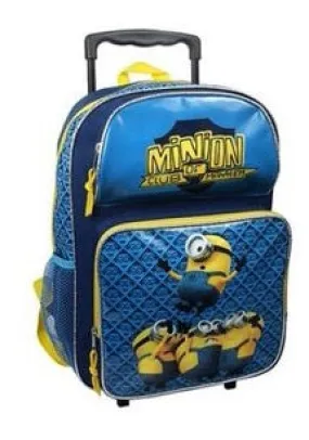 Despicable Me Large Rolling Backpack Minions Club of Mayhem