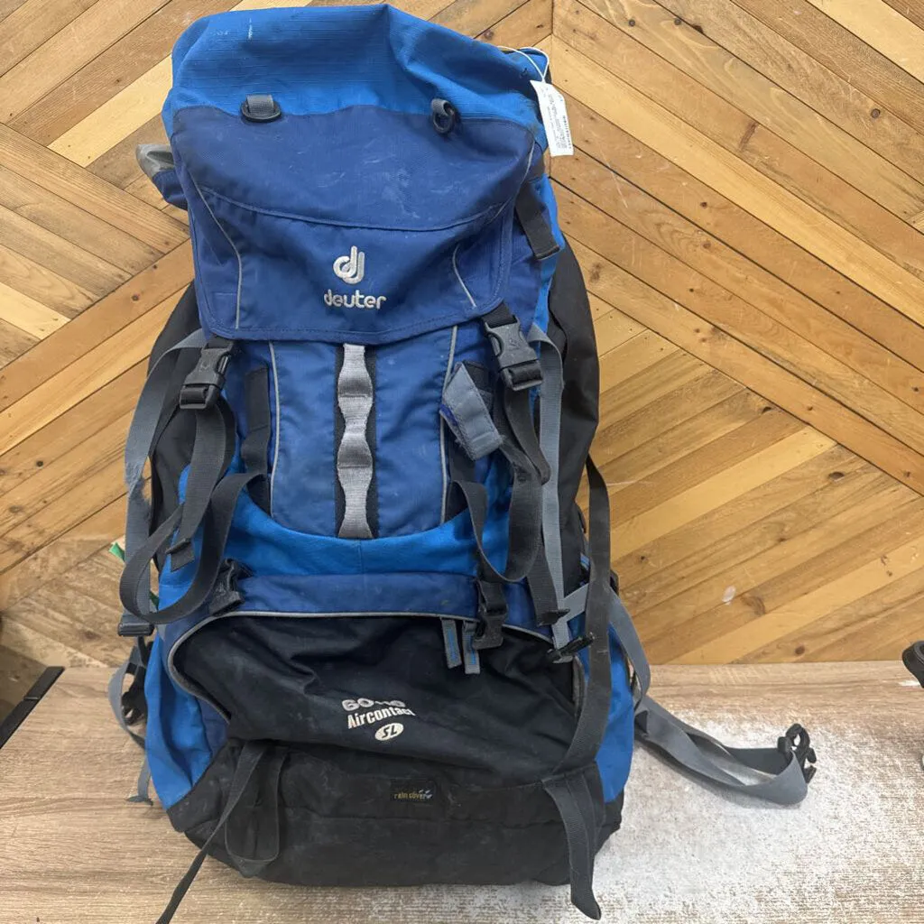 Deuter - Aircomfort SL 60 10 Hiking Backpack - MSRP $370: Blue/Black--