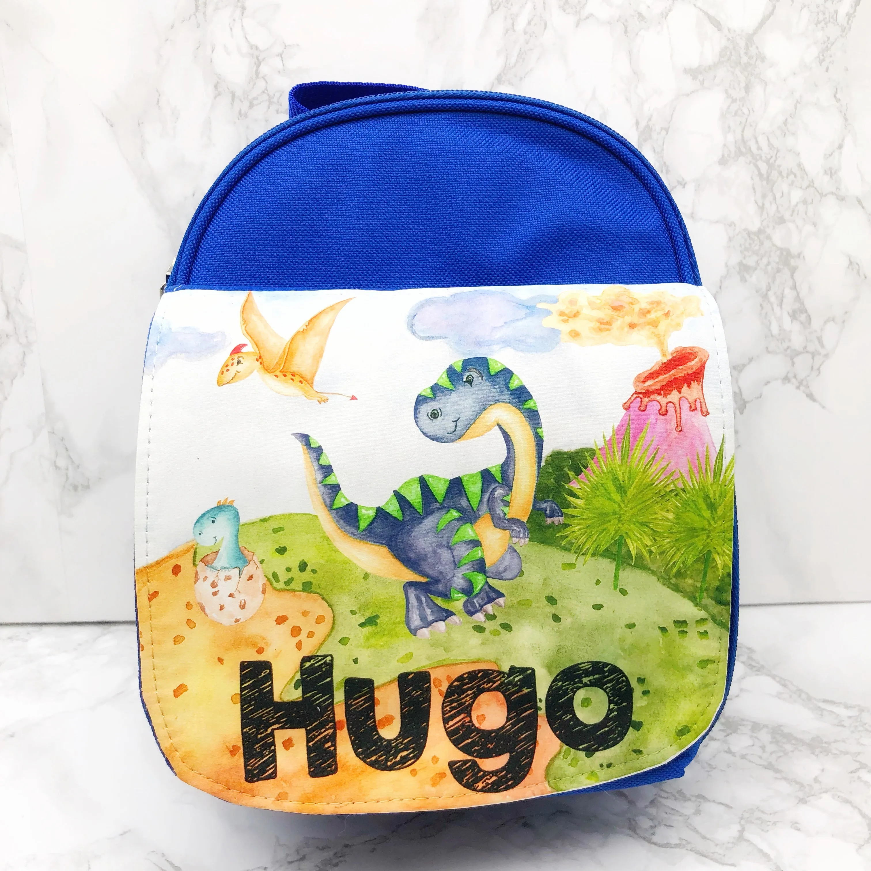 Dinosaur Personalised Kids Insulated Lunch Bag