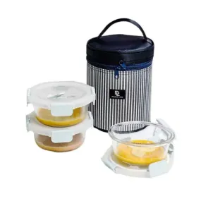 DL Glass Picnic Bag Set (Set 3)