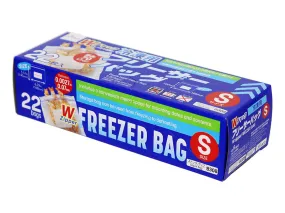 Double Zipper Freezer Bags S