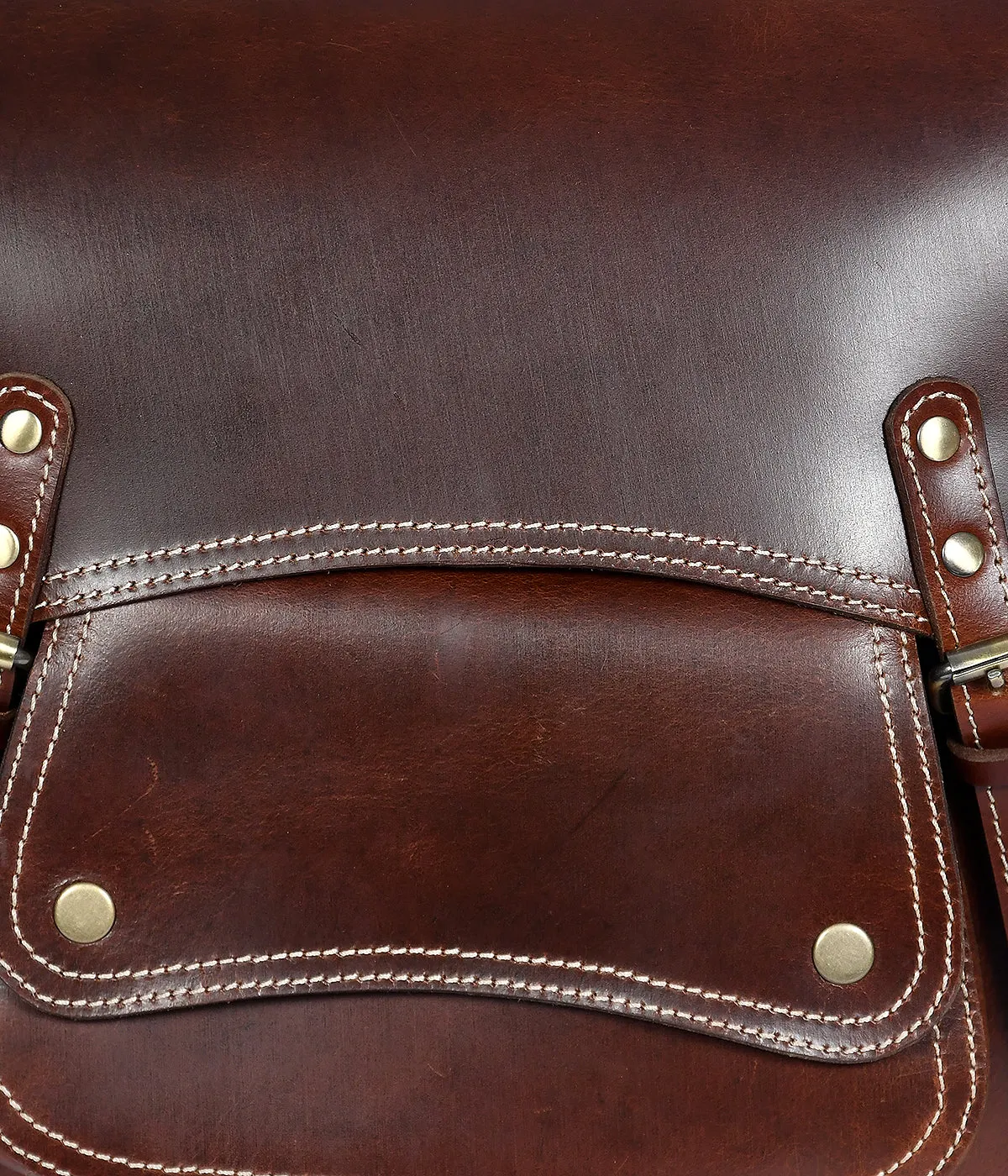 Elevate Your Style with Our Classic Brown Leather Backpack. Art: BG-1432