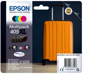 Epson 405Xl Multipack - 4-Pack - Xl - Black, Yellow, Cyan, Magenta - Original - Ink Cartridge