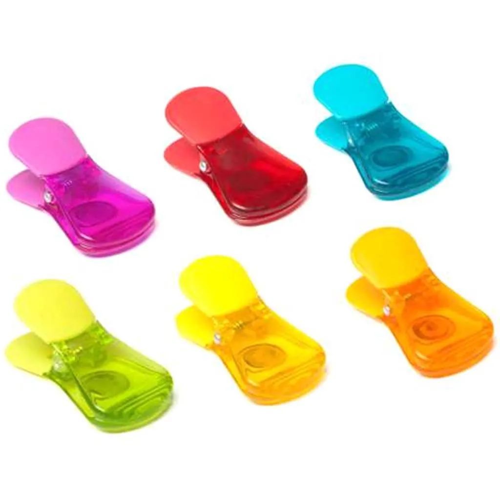 Essential Solutions Magnetic Bag Clips Set of 6