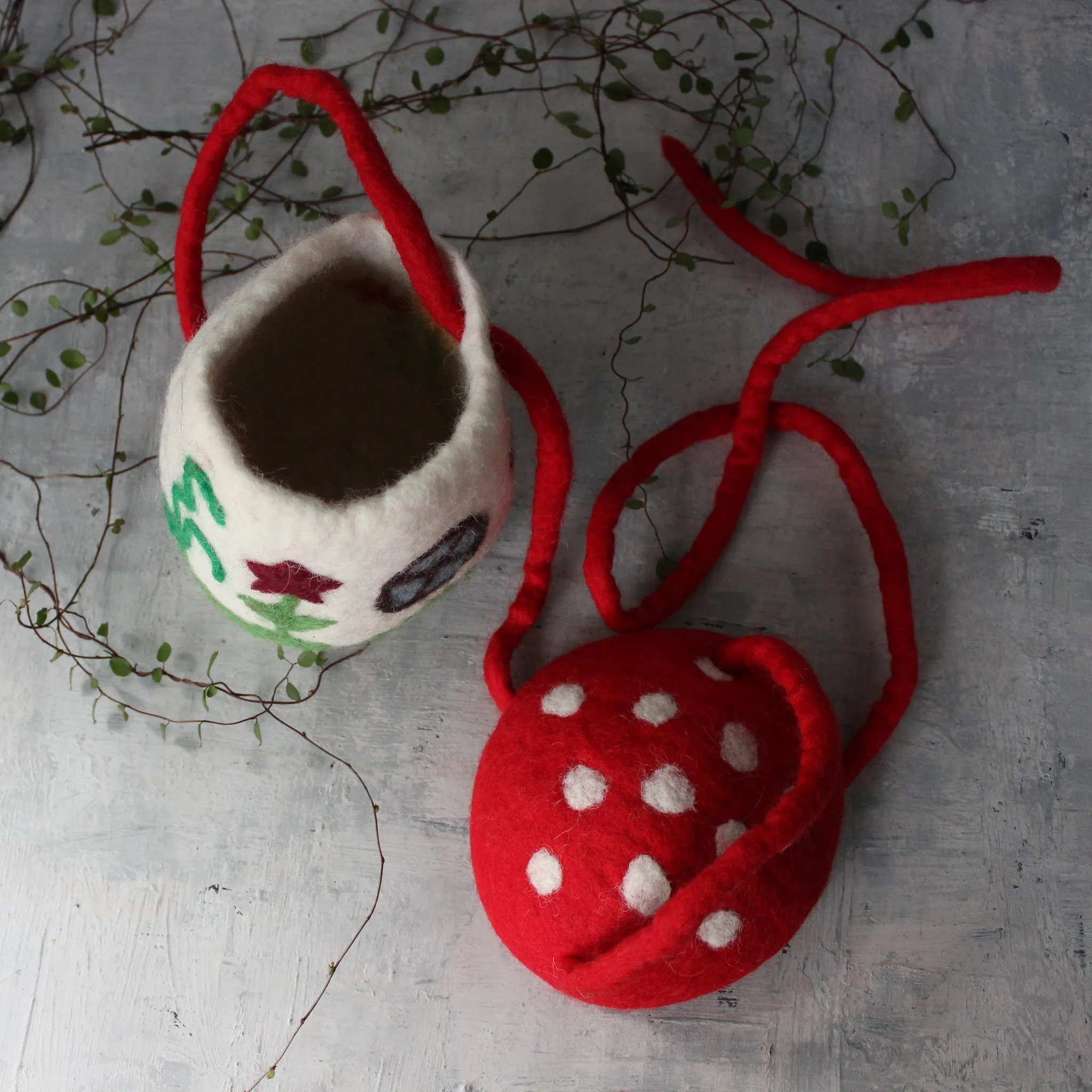 Felt Toadstool Bag