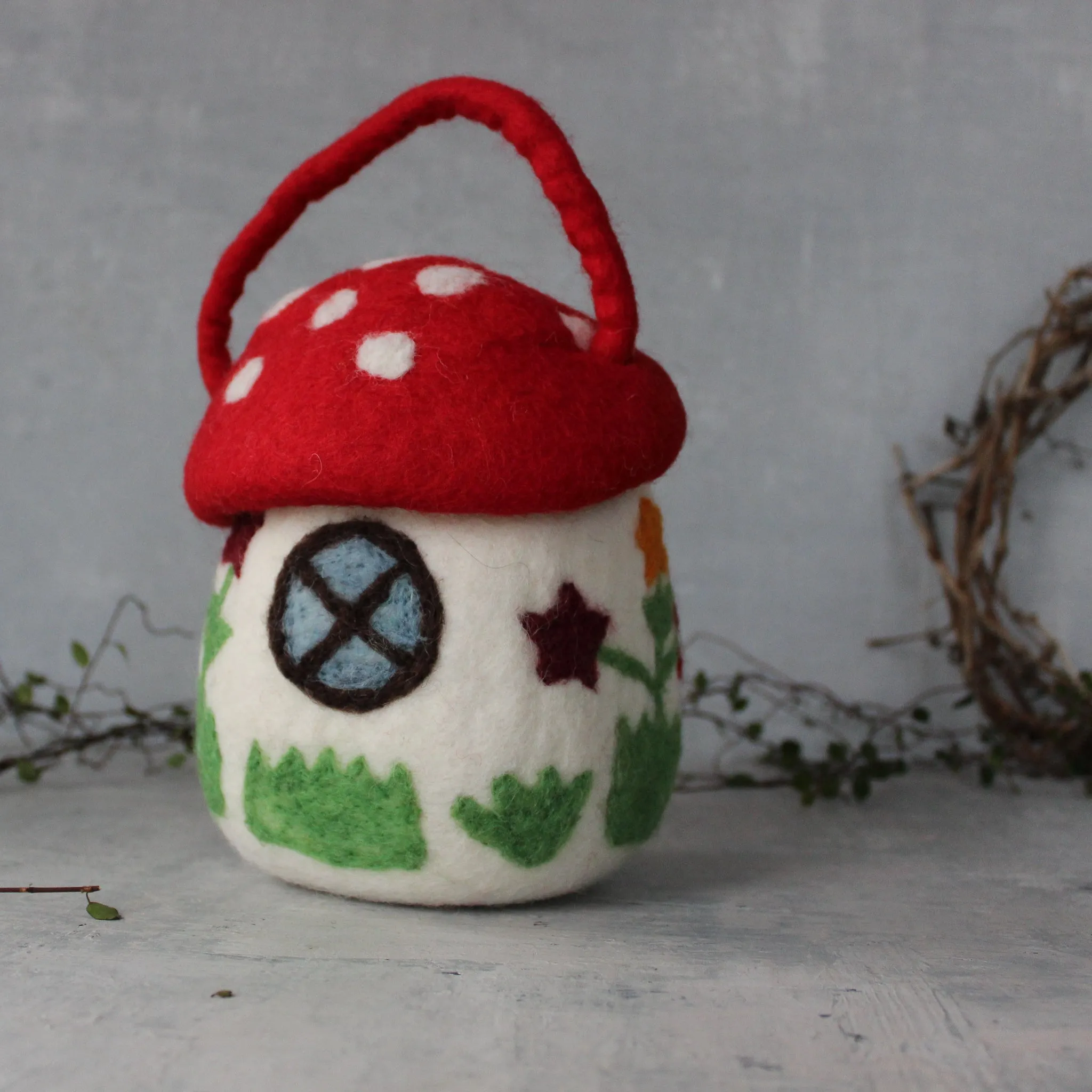 Felt Toadstool Bag