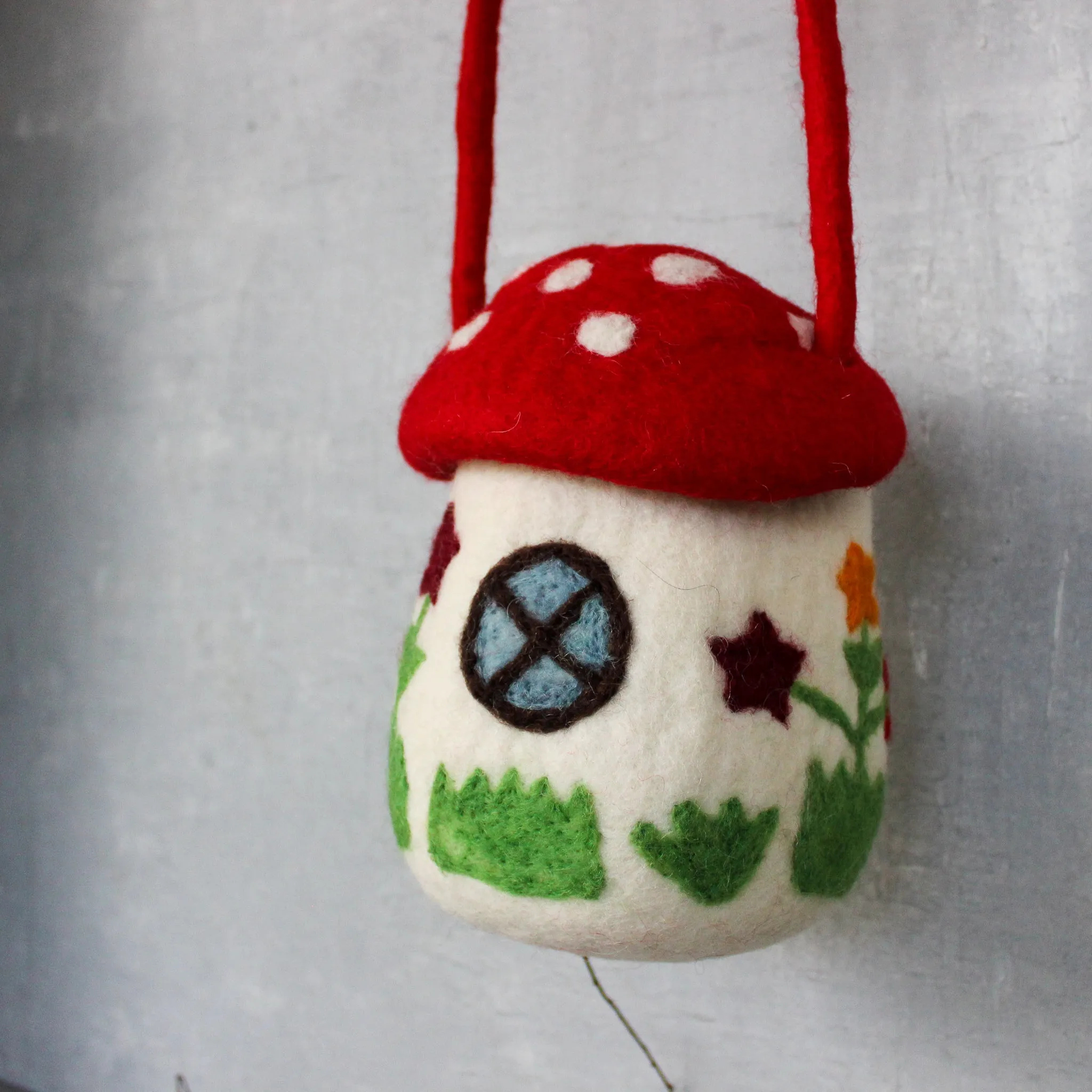 Felt Toadstool Bag