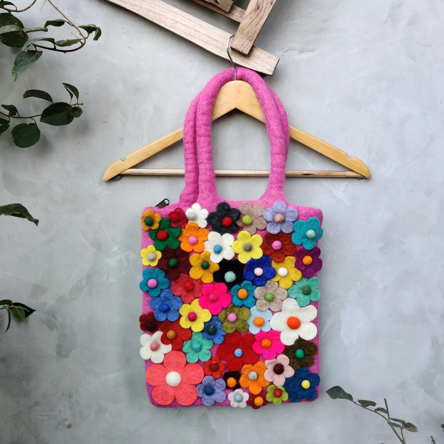 Flower Cluster Hand Bag