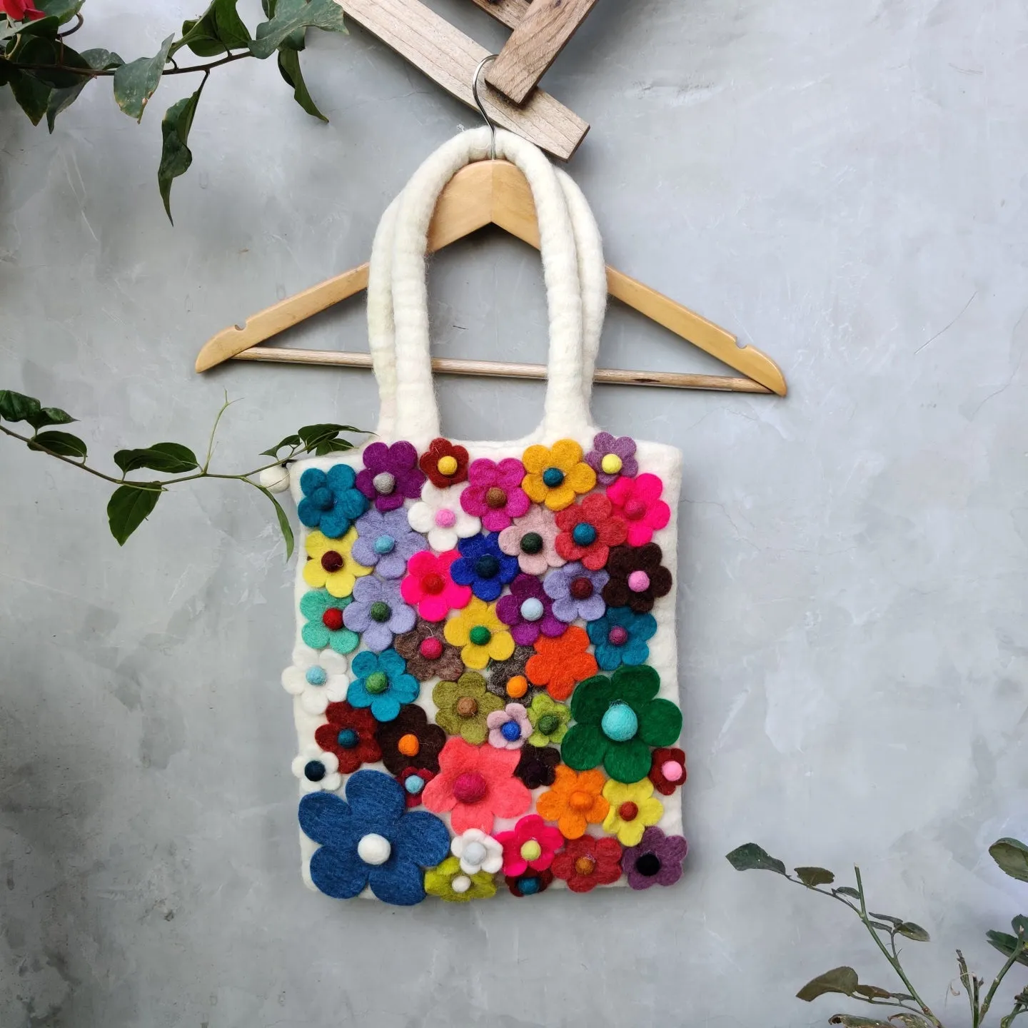 Flower Cluster Hand Bag