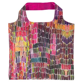 Foldable Shopping Bag (Recycled) - Jeannie Mills Pwerle