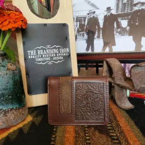 Front Pocket Bi-Fold Leather Wallet the "Tooled" by Justin    2005783W4