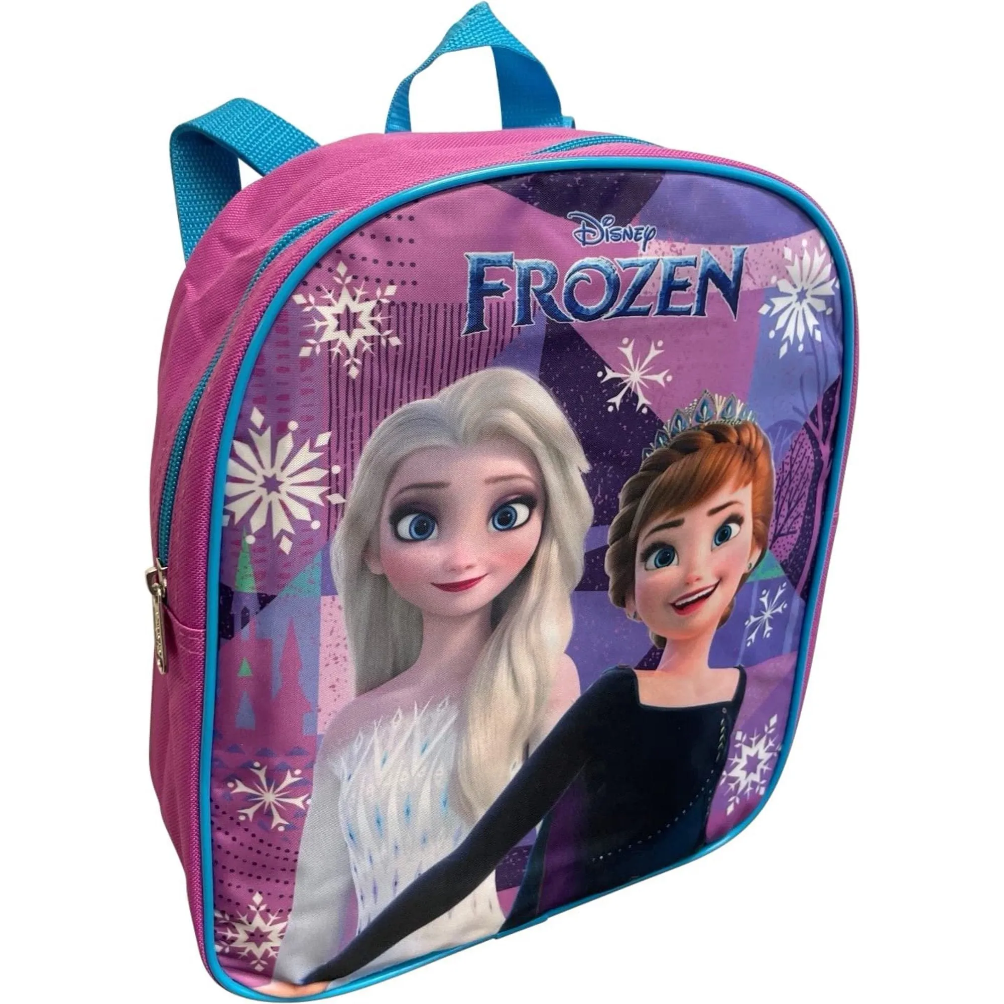 Frozen Backpack Small 12 inch Pink Blue