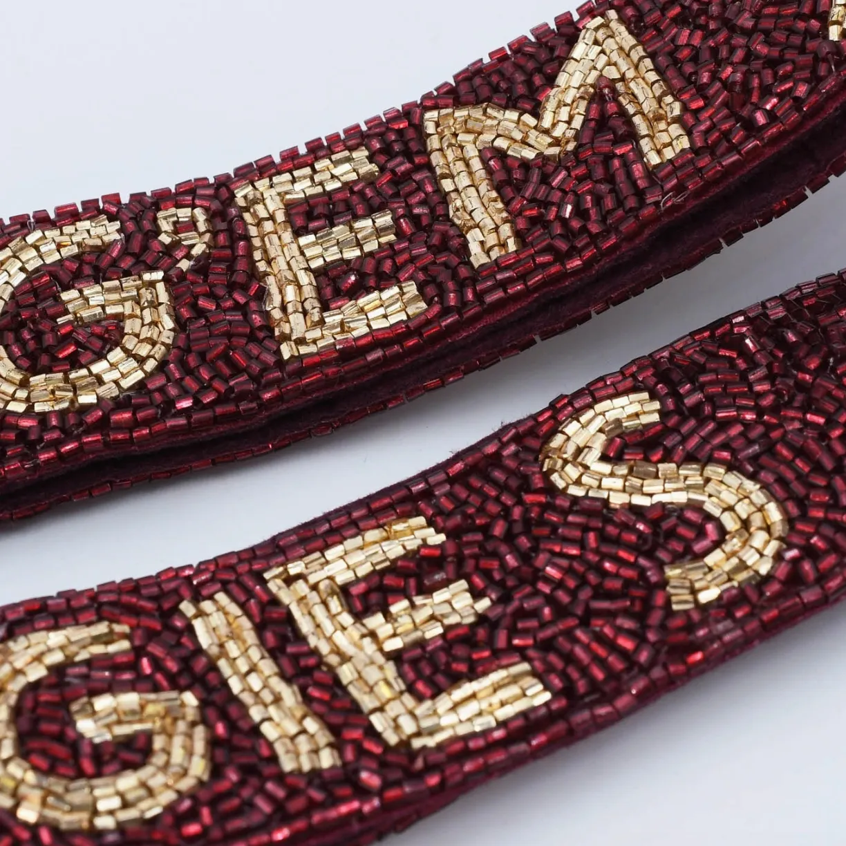 Game Time Gig Em Aggies Beaded Bag Strap