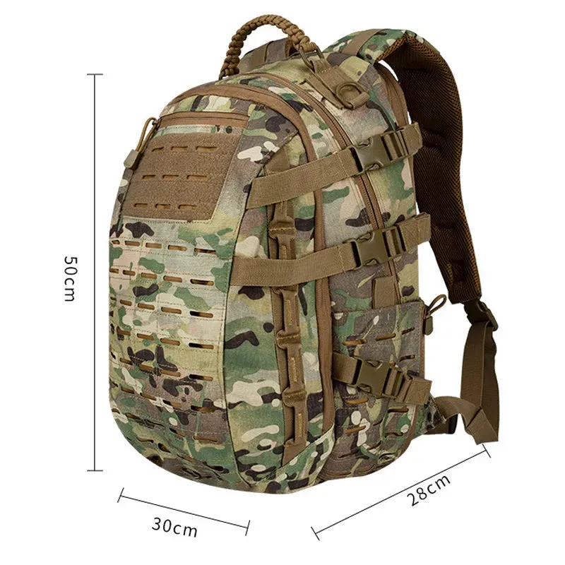 GB-0063 Tactical Backpack Mountaineering Hiking Outdoor Bag Camouflage Shoulder Dragon Egg Bag Student Commuter Computer Shoulder Bag