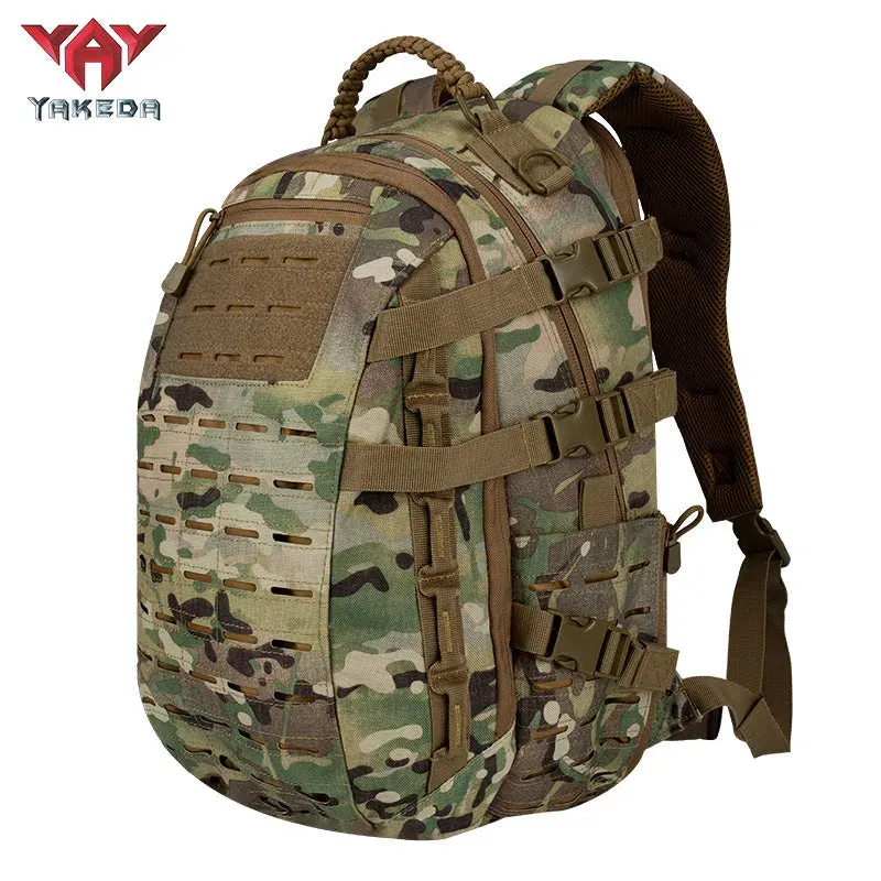 GB-0063 Tactical Backpack Mountaineering Hiking Outdoor Bag Camouflage Shoulder Dragon Egg Bag Student Commuter Computer Shoulder Bag